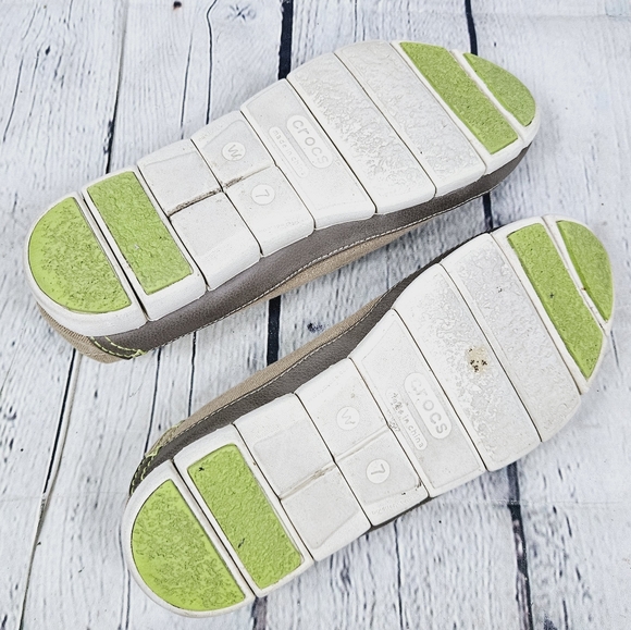 CROCS | stretch canvas comfort slipon flats - Picture 6 of 8